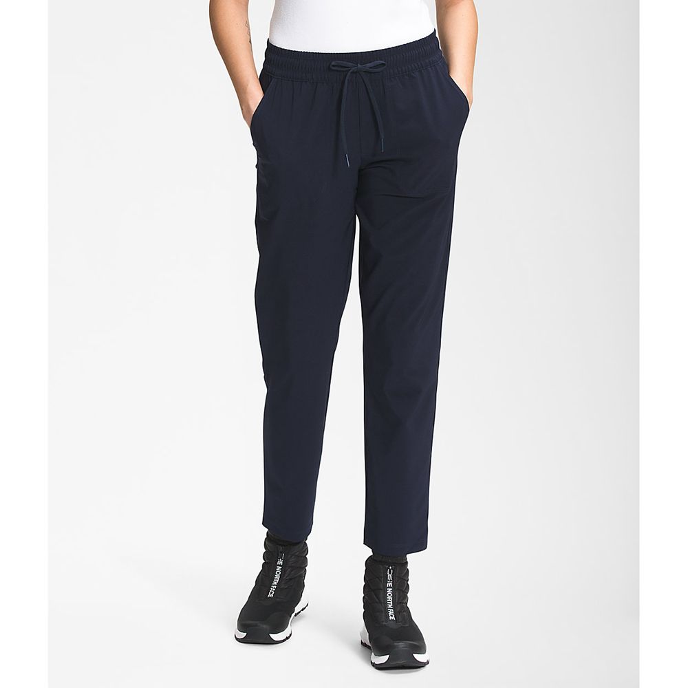 The North Face Pants Womens Australia - The North Face Never Stop Wearing Ankle Navy (GXV-953782)